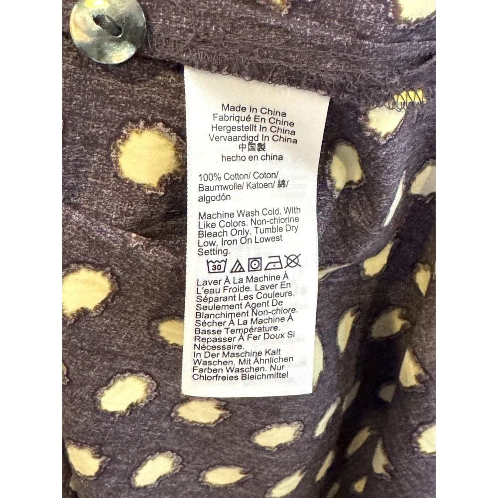 J.Crew Dress Medium Large Yellow Polka Dot Midi Belted Pockets Cotton Poplin